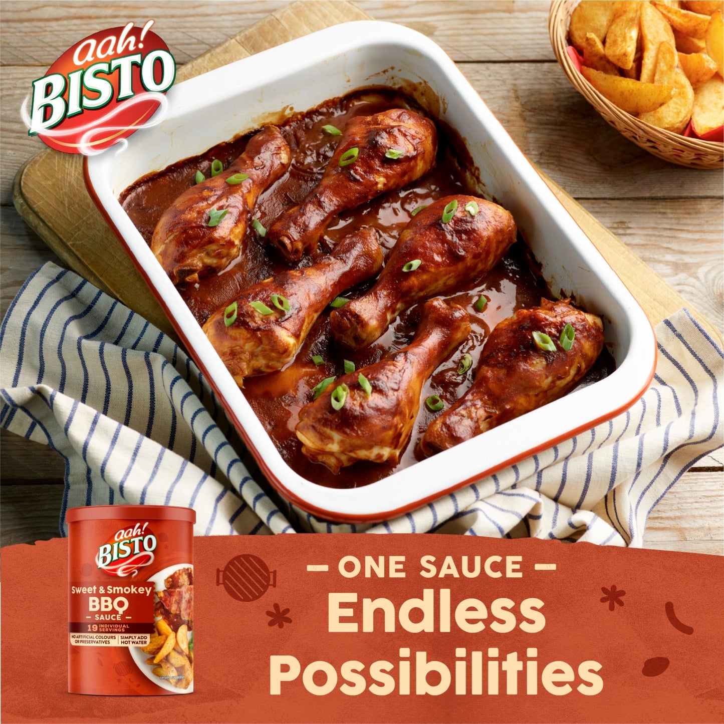 Bisto Sweet & Smoky BBQ Sauce Mix 170g — image 2