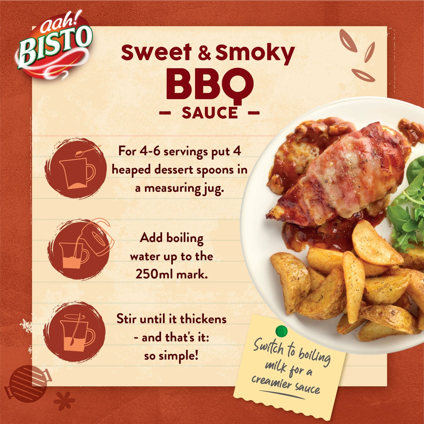 Bisto Sweet & Smoky BBQ Sauce Mix 170g — image 4