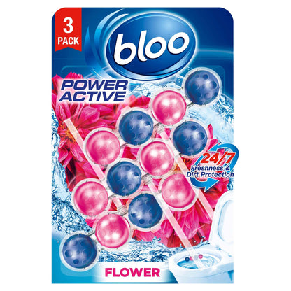 BLOO Power Active Flower Rim Blocks 3 X 50g