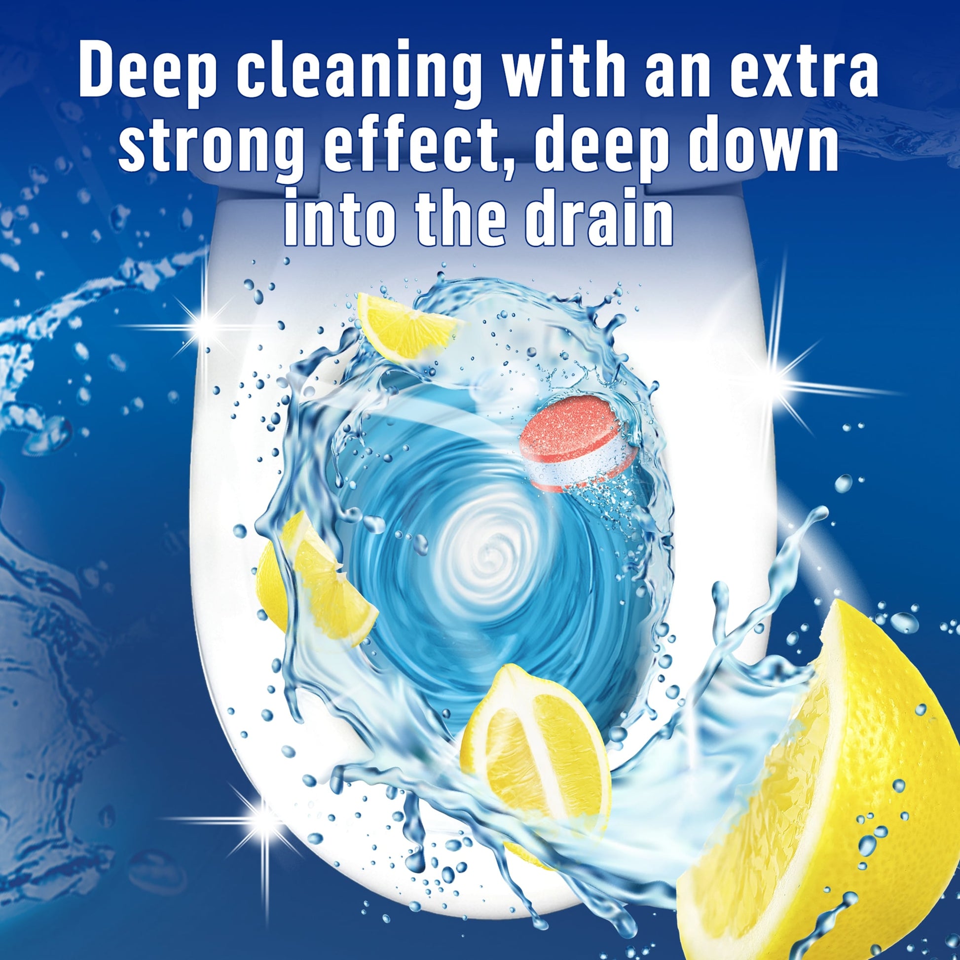 Bloo Power Fizz Tabs 3 In 1 Toilet System Clean Lemon 8 x 22.5g — image 5