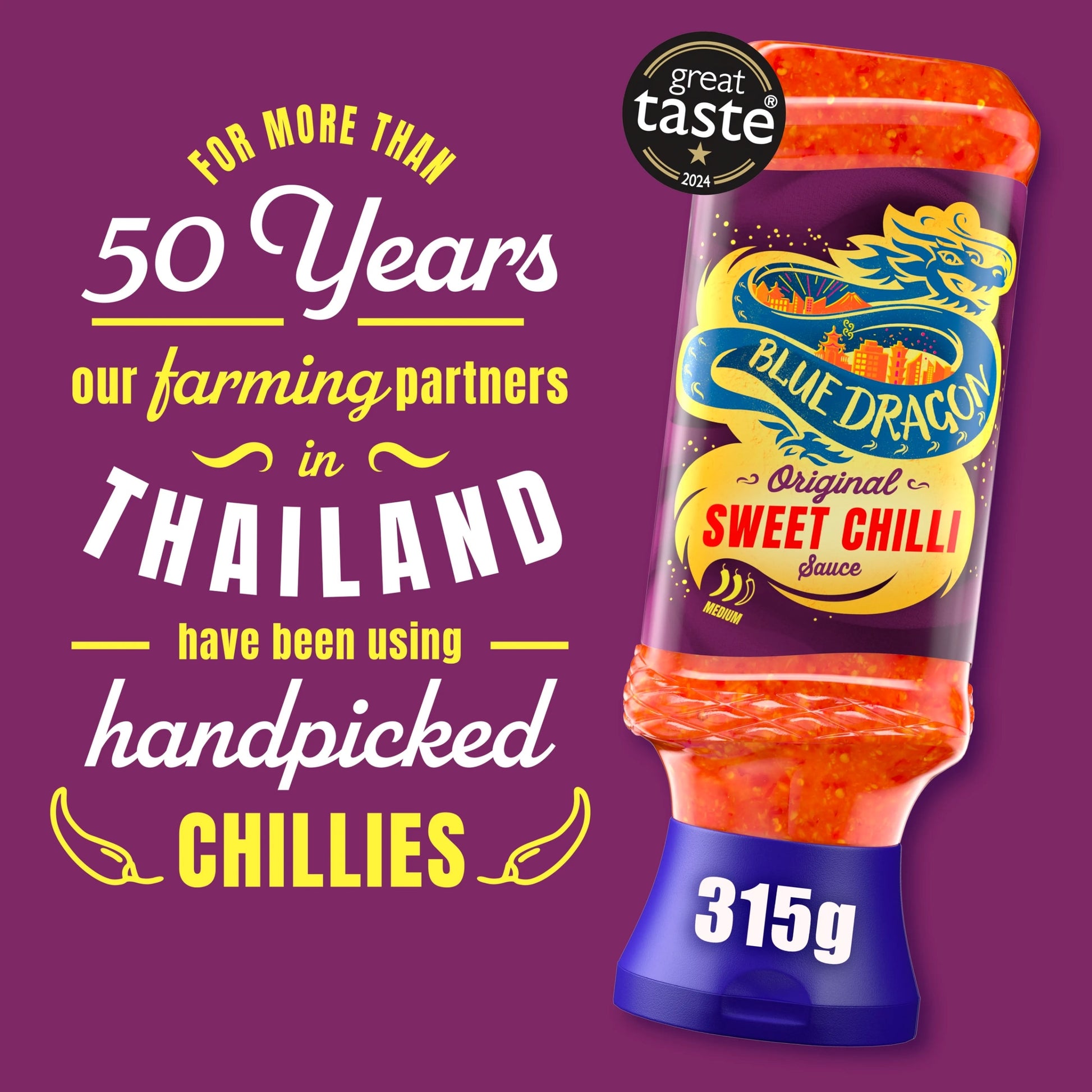 Blue Dragon Original Thai Sweet Chilli Dipping Sauce 315g — image 3