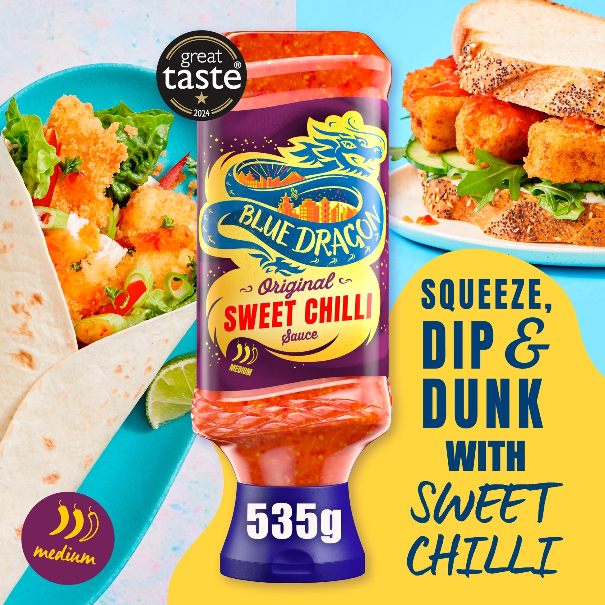 Blue Dragon Original Thai Sweet Chilli Dipping Sauce 535g — image 4