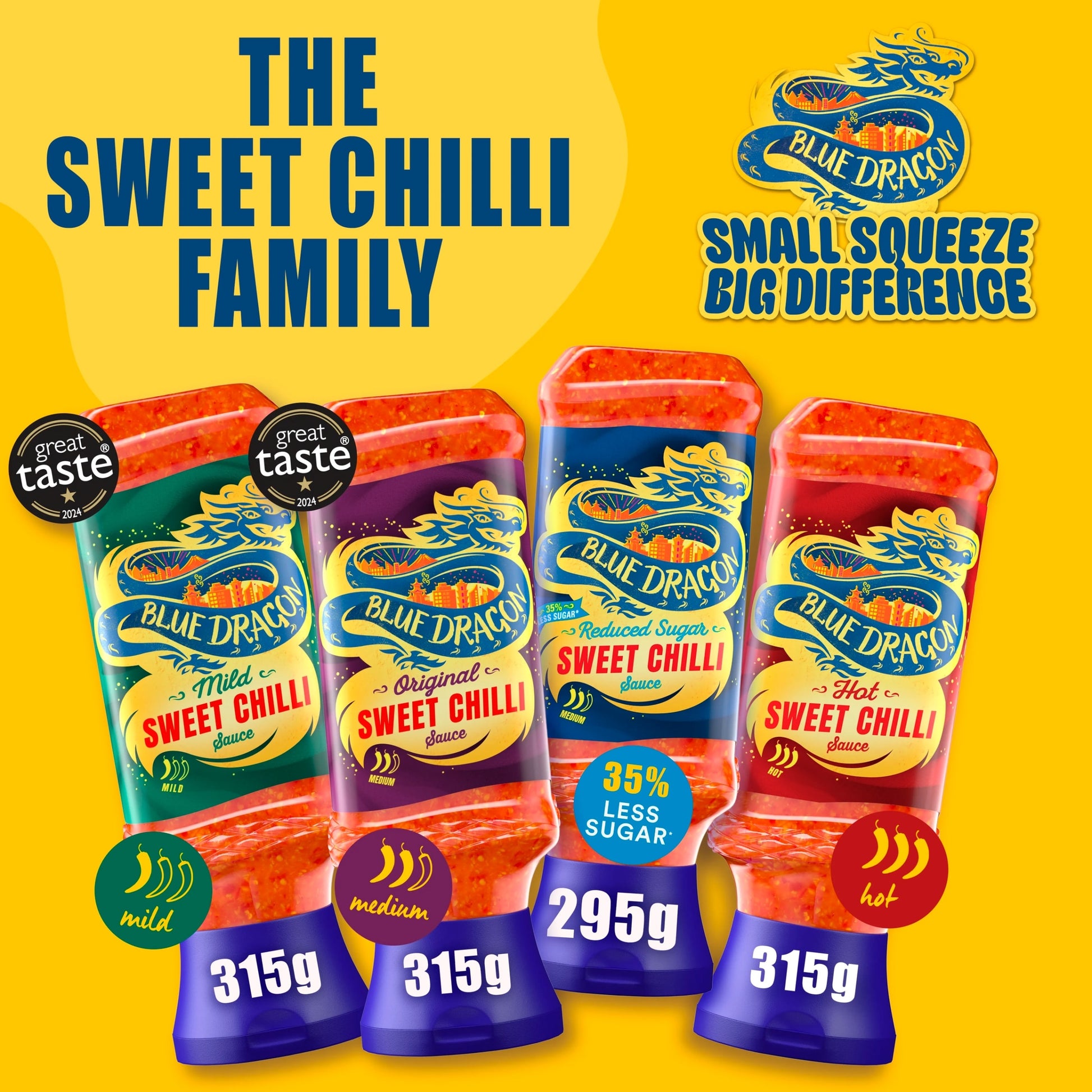 Blue Dragon Reduced Sugar Thai Sweet Chilli Dipping Sauce 295g — image 3