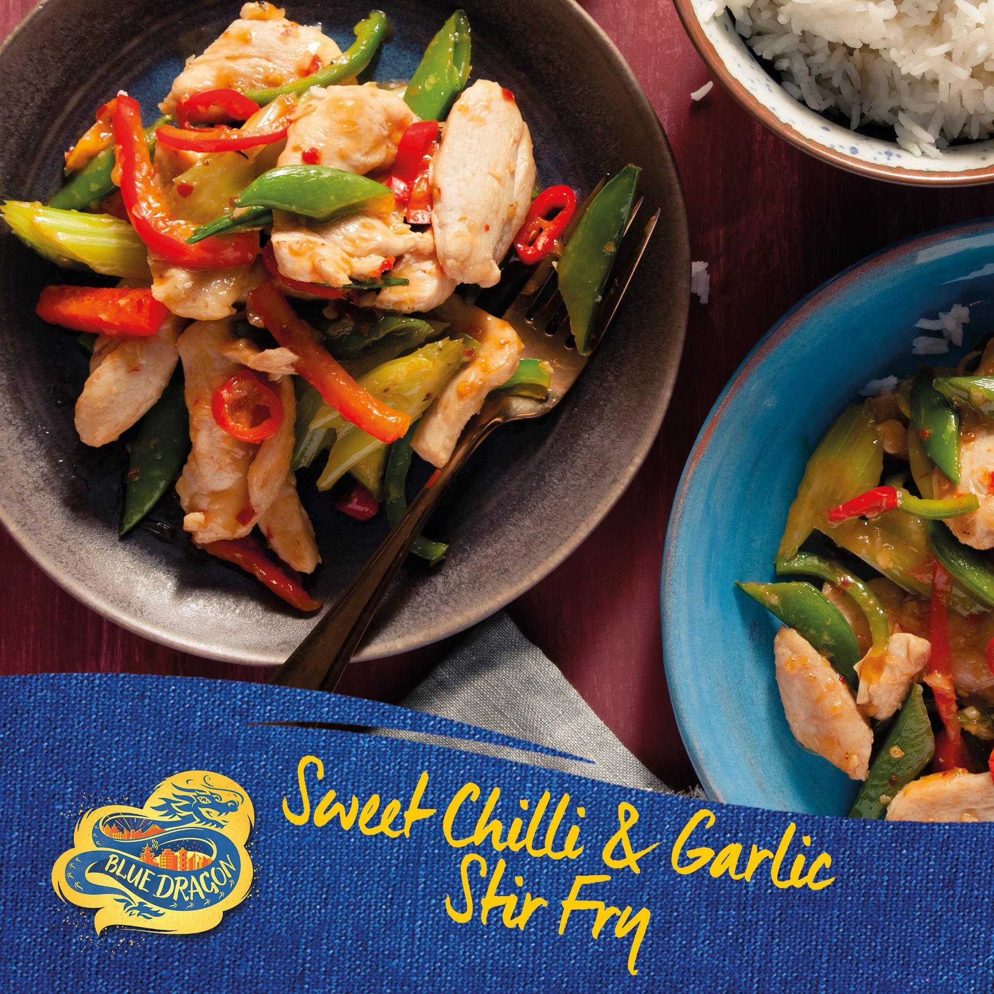 Blue Dragon Sweet Chilli & Garlic Stir Fry Sauce 120G — image 2