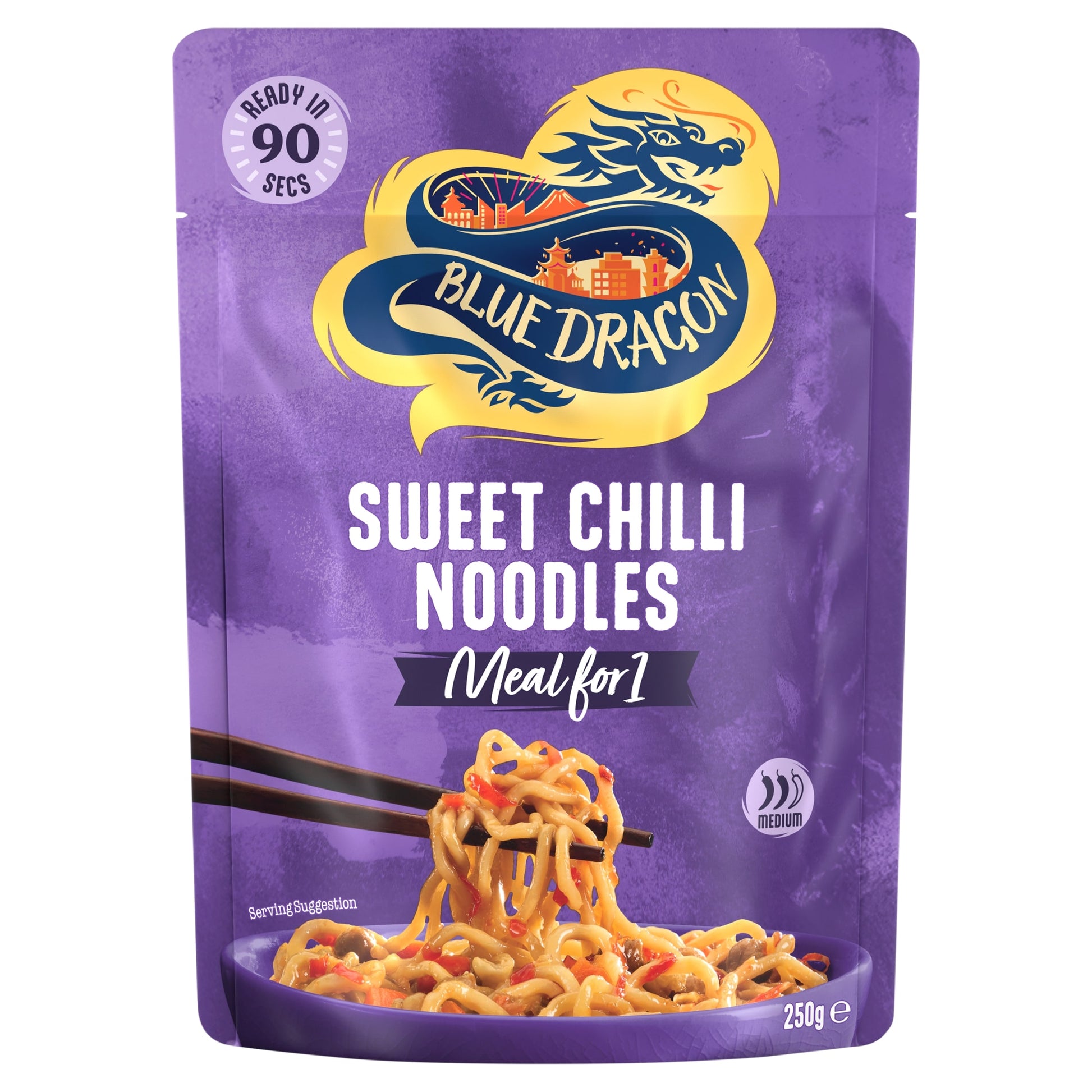 Blue Dragon Sweet Chilli Noodles Ready Meal 250g — image 1
