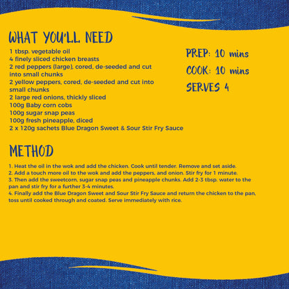 Blue Dragon Sweet & Sour Stir Fry Sauce 120G — image 3