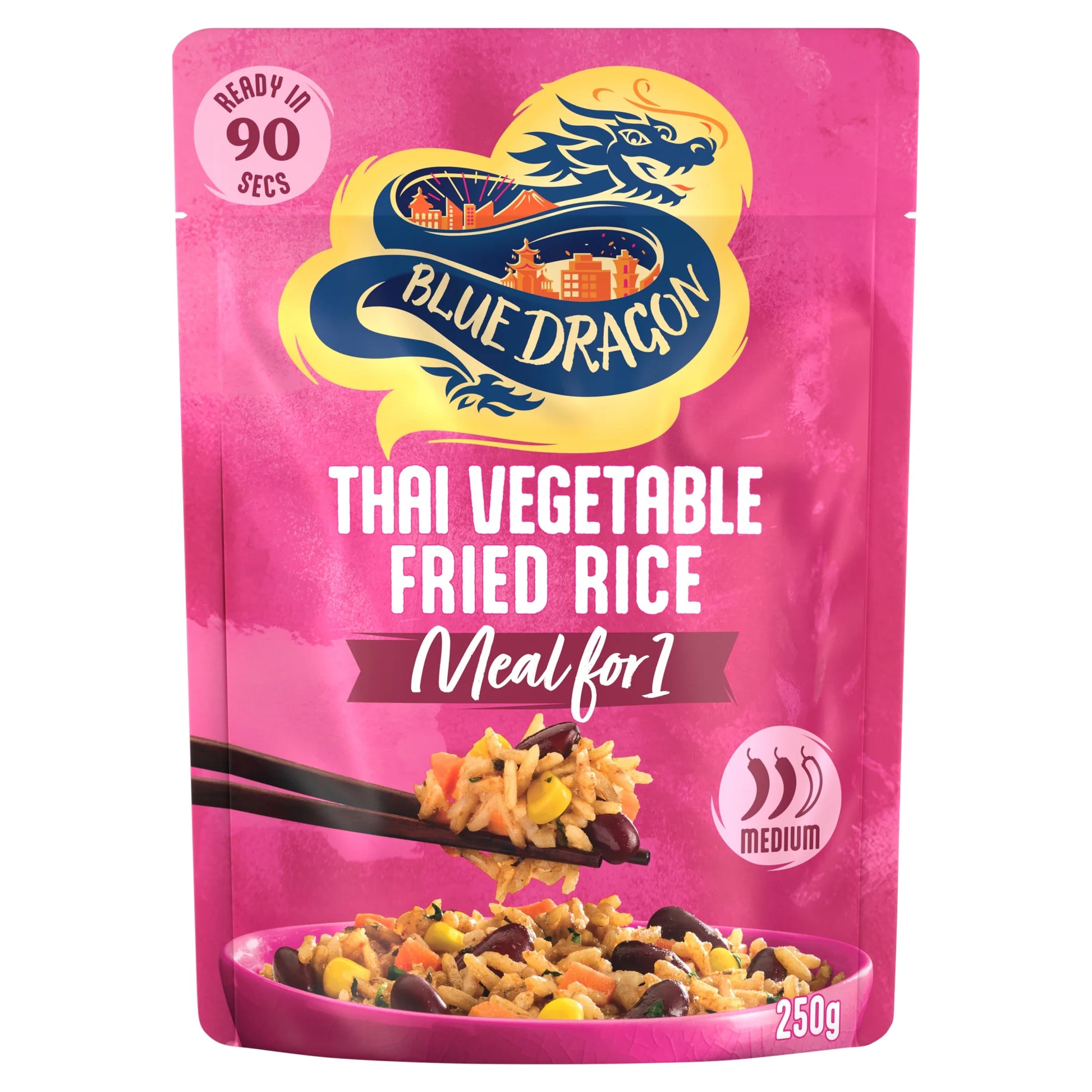 Blue Dragon Thai Vegetable Fried Rice Ready Meal 250g — image 1