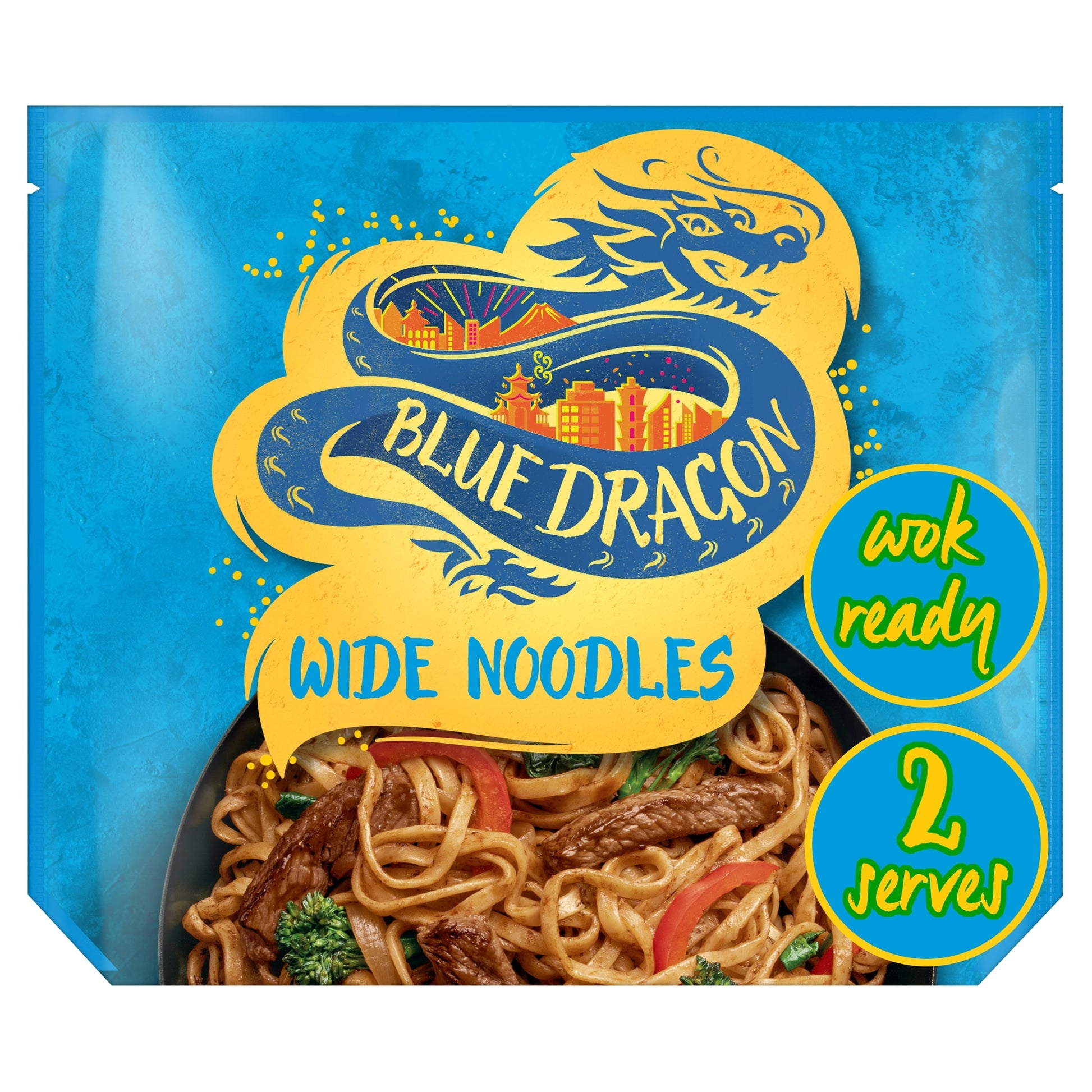 Blue Dragon Wok Ready Wide Noodles 300G — image 1