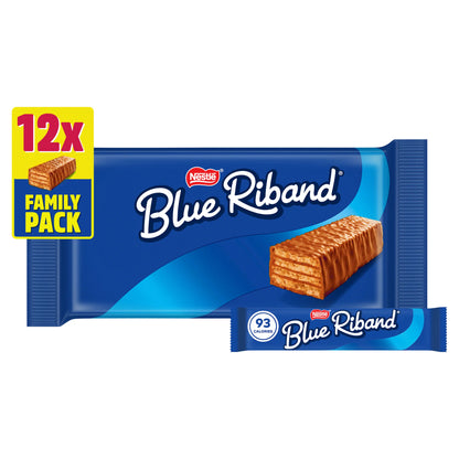 BLUE RIBAND Chocolate wafer biscuits Multipack 12x18g — image 1