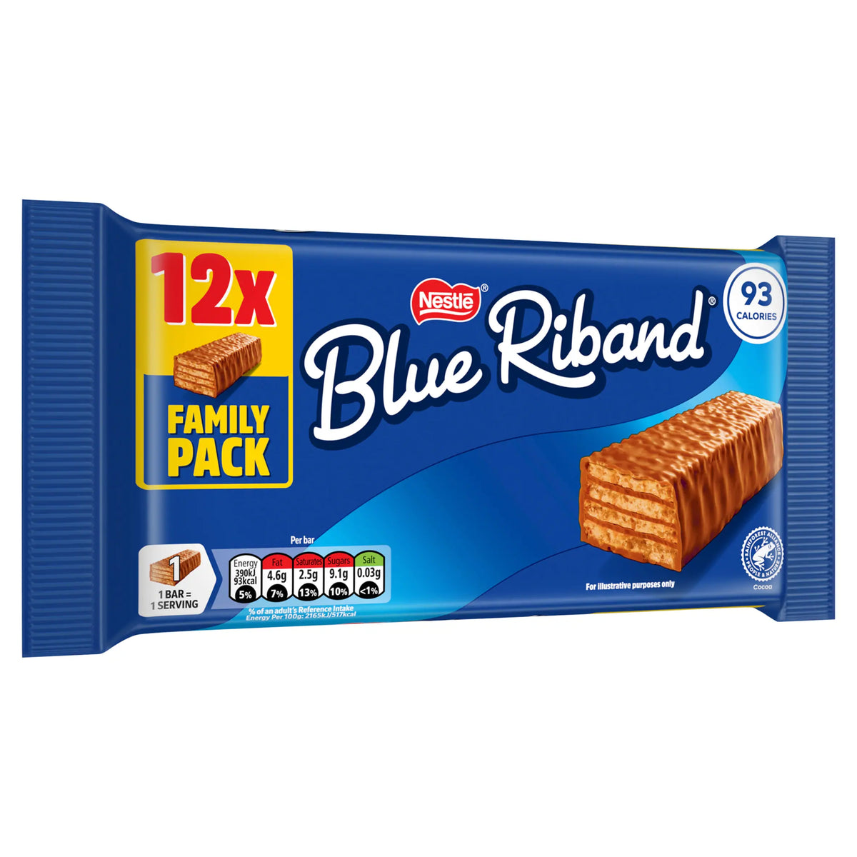 BLUE RIBAND Chocolate wafer biscuits Multipack 12x18g — image 2