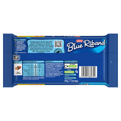 BLUE RIBAND Chocolate wafer biscuits Multipack 12x18g — image 3
