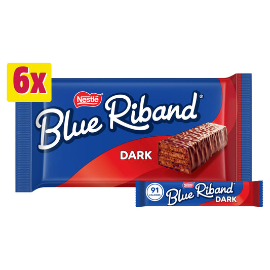 Blue Riband Dark Chocolate Wafer Bars 6 x 17.5g — image 1