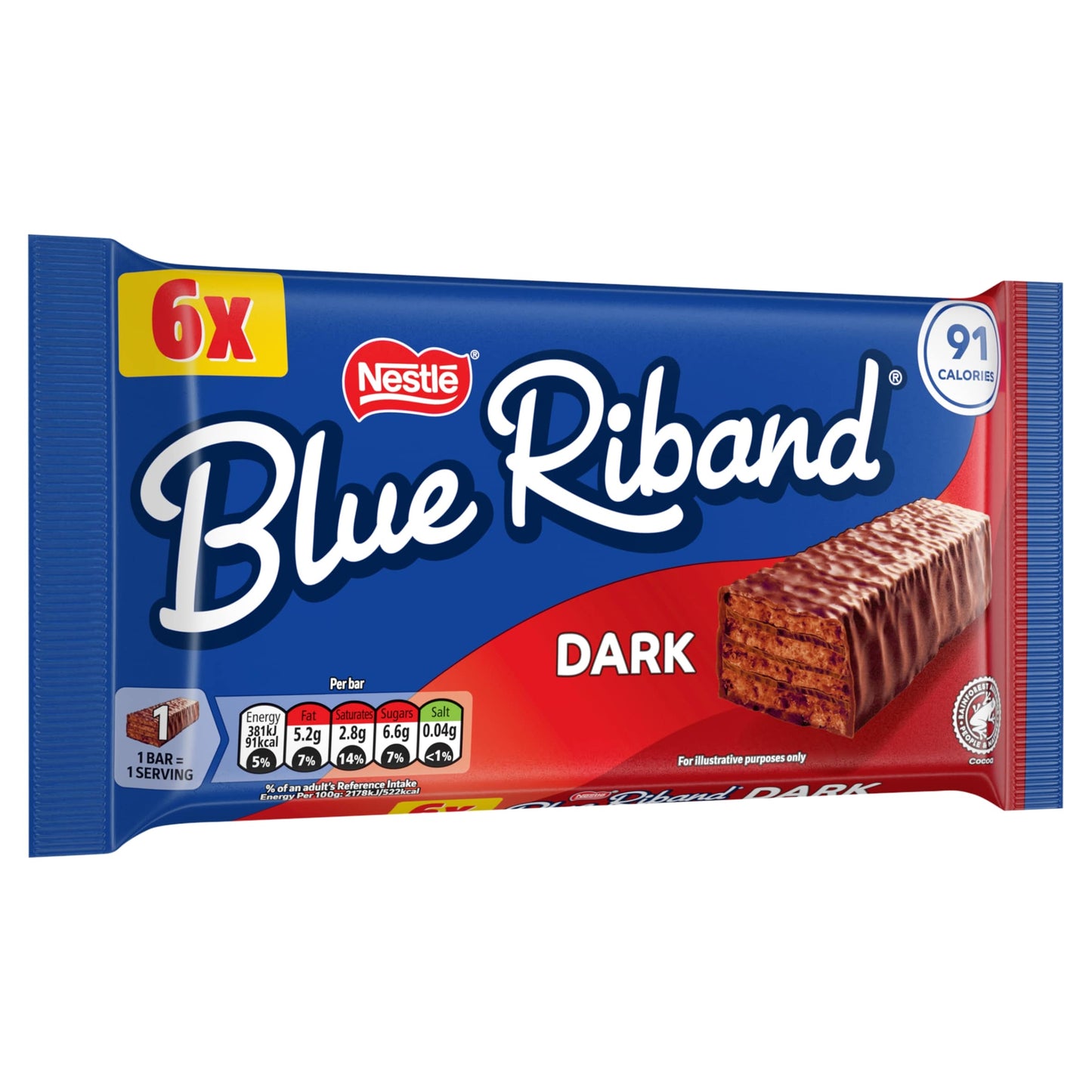 Blue Riband Dark Chocolate Wafer Bars 6 x 17.5g — image 2