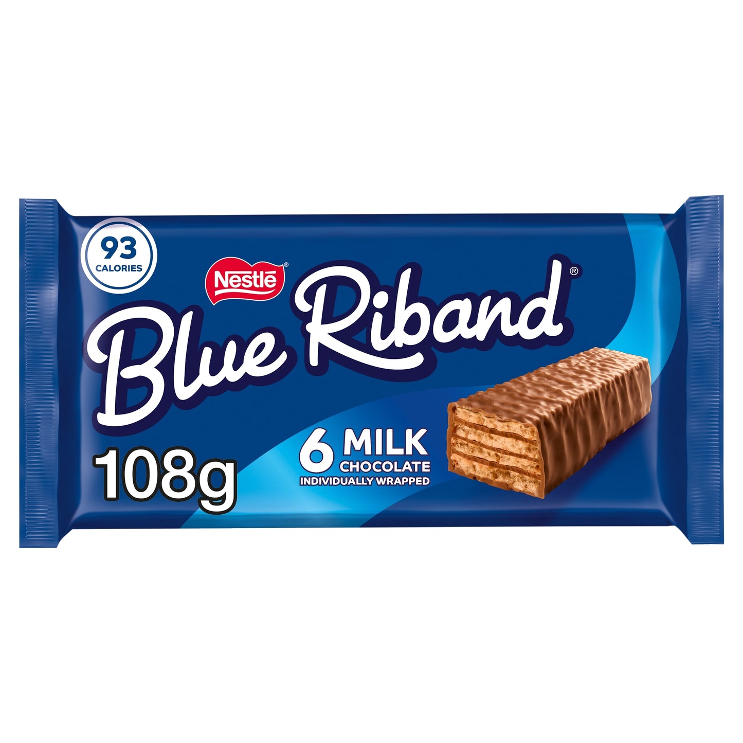 Blue Riband Wafer Biscuit Bar 6 Pack Multipack 108g — image 1