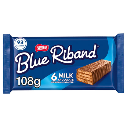 Blue Riband Wafer Biscuit Bar 6 Pack Multipack 108g — image 1