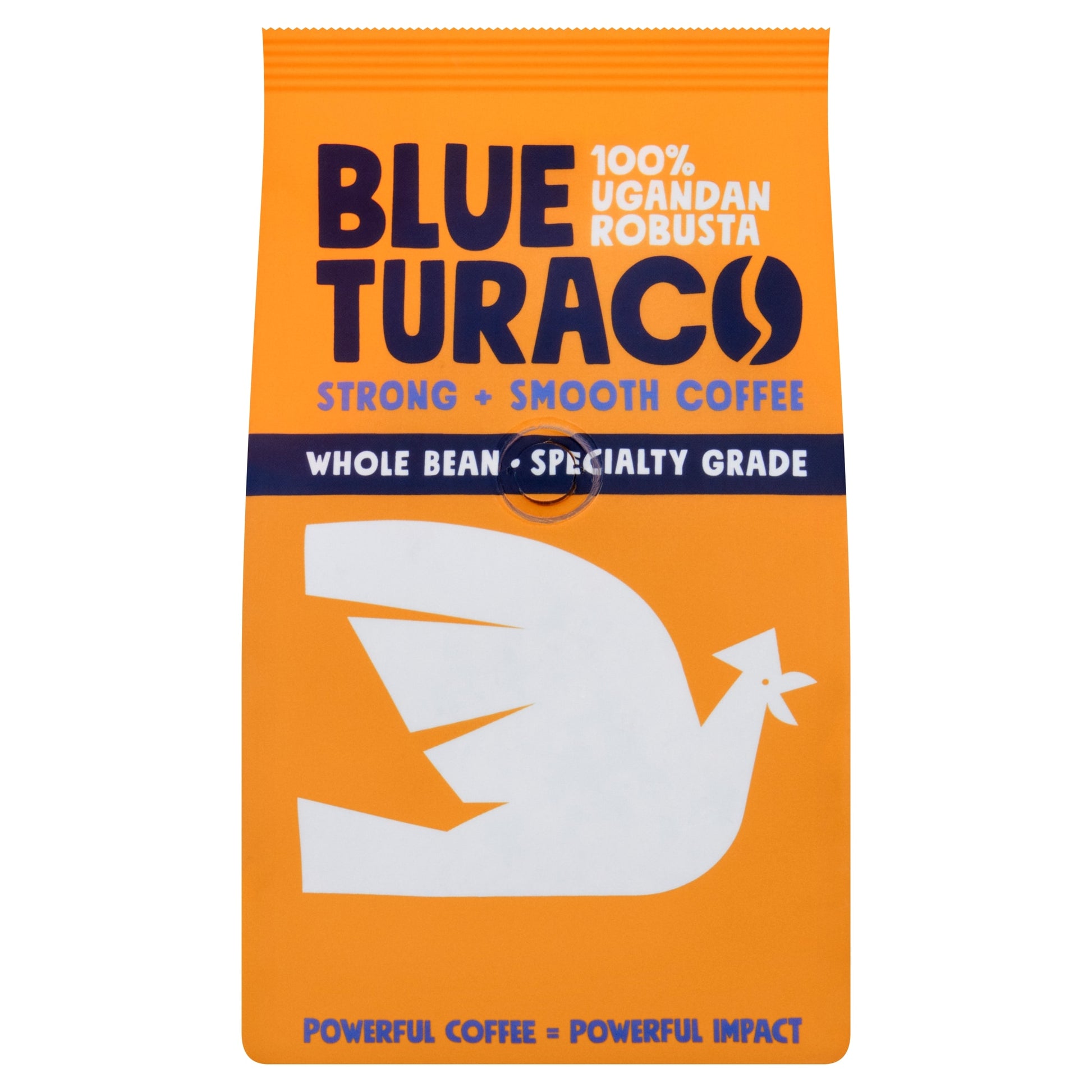 Blue Turaco Coffee Whole Bean 100% Specialty Ugandan Robusta 227g — image 1