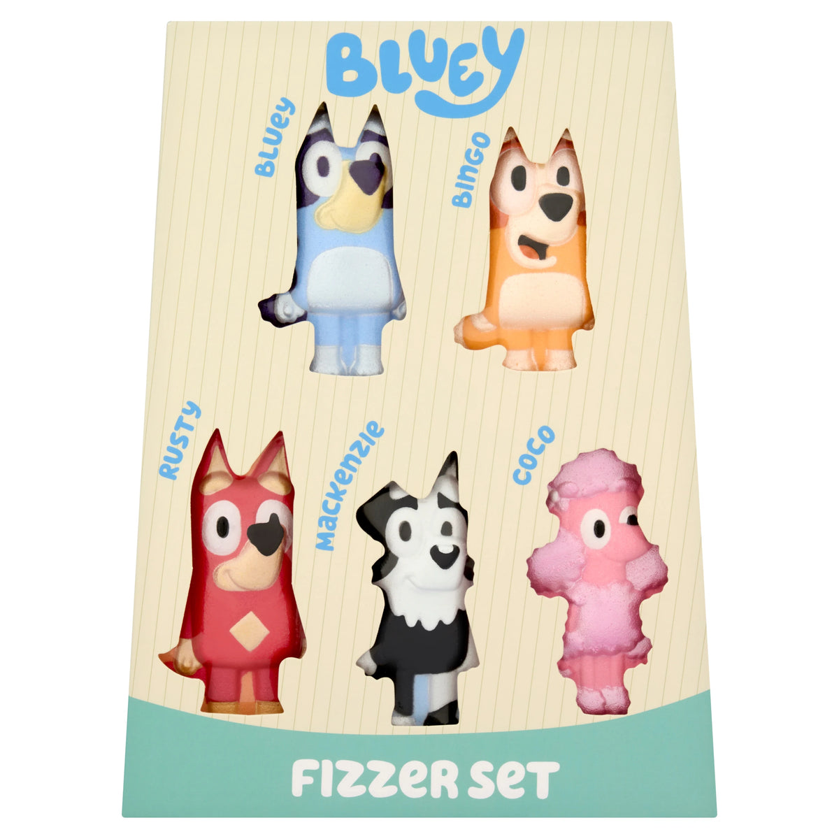 Bluey 5 bath fizzer set 250g — image 1