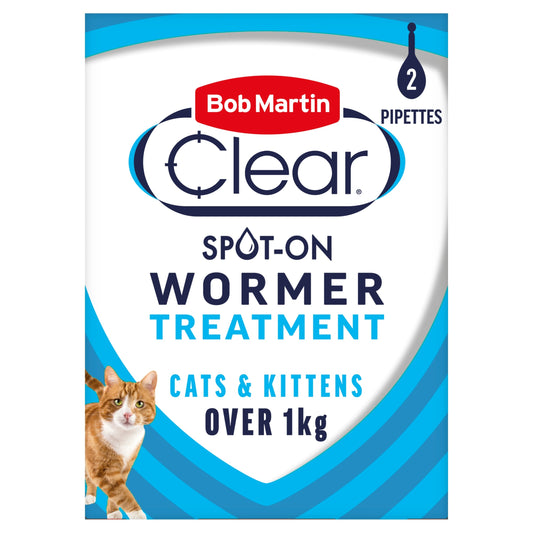 Bob Martin Spot On Cat Dewormer 2 Tubes — image 1