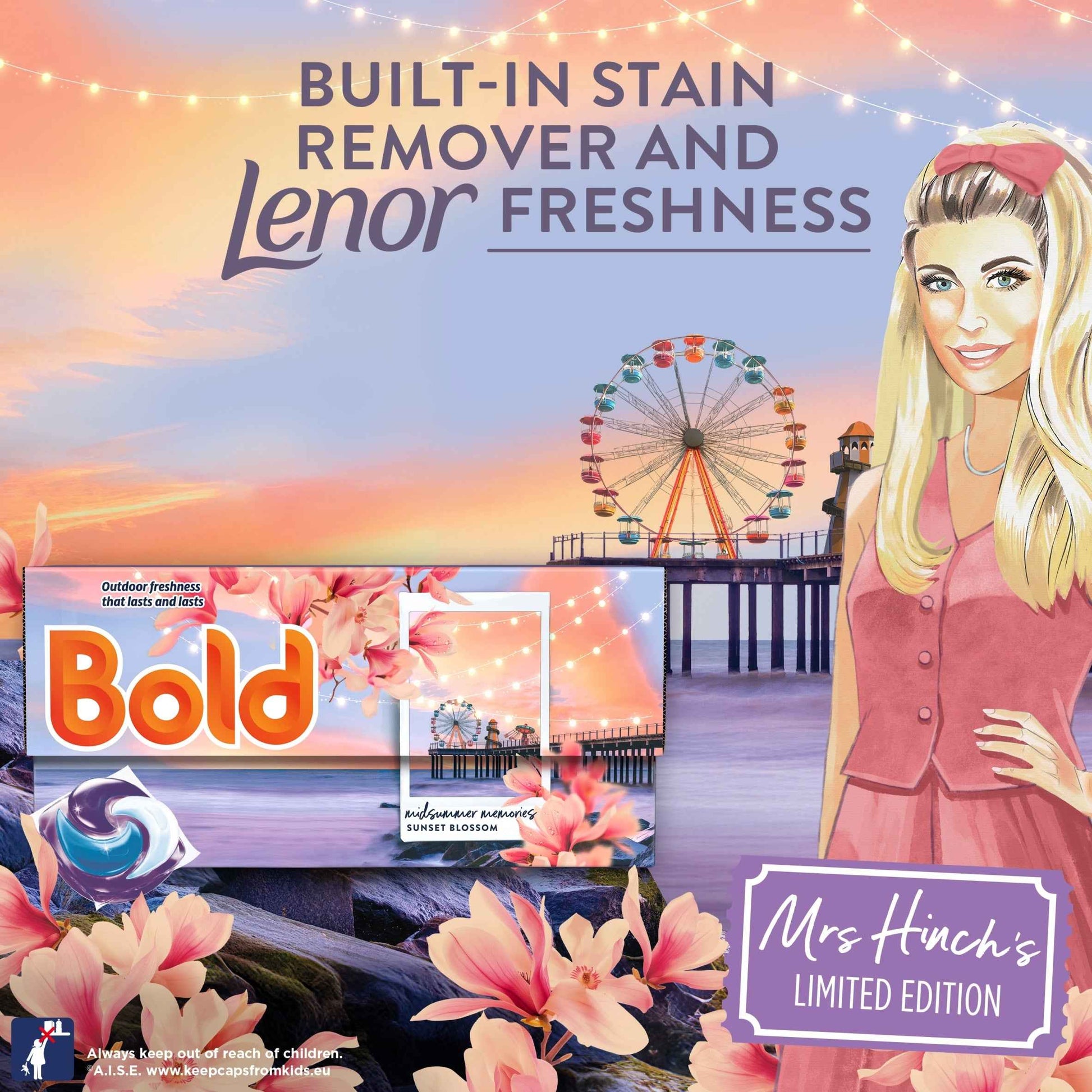 Bold Stain Remover And Lenor Softener Midsummer Memories Sunset