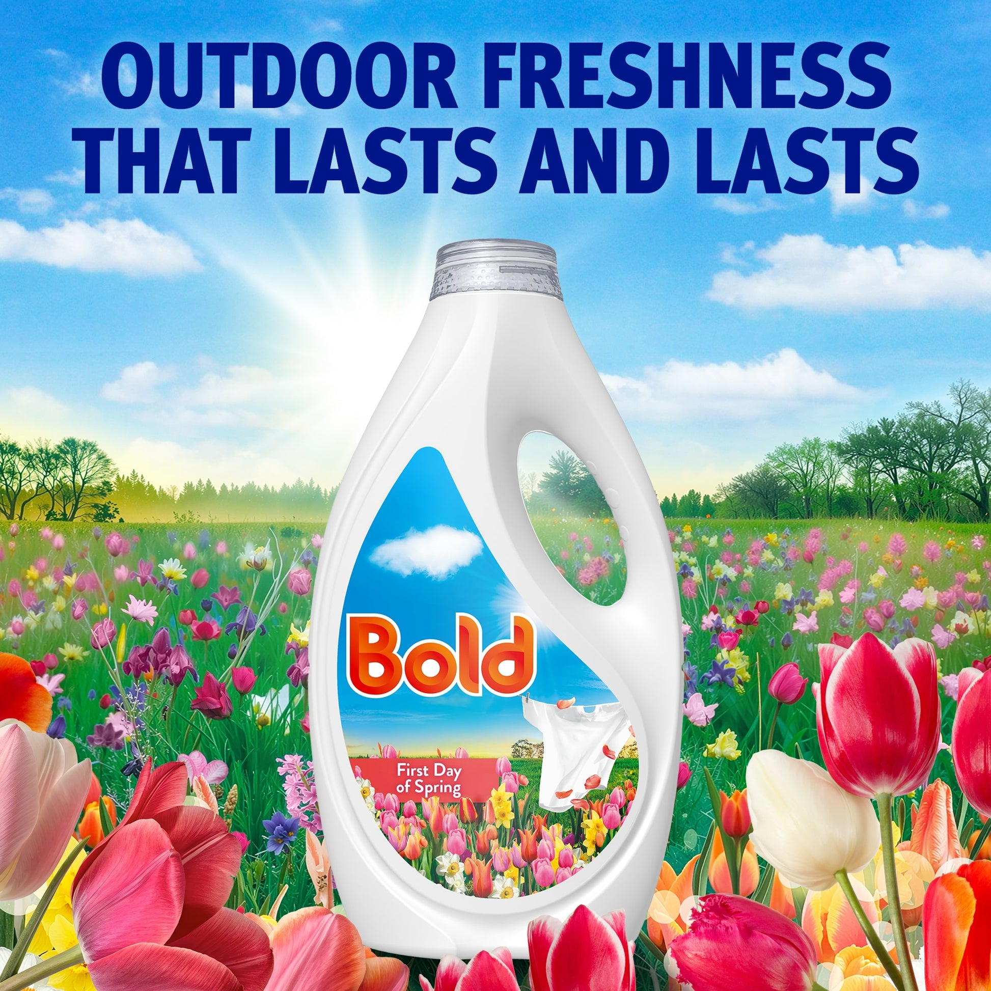 Bold Washing Liquid First Day of Spring 63 Washes 1953ml — image 5