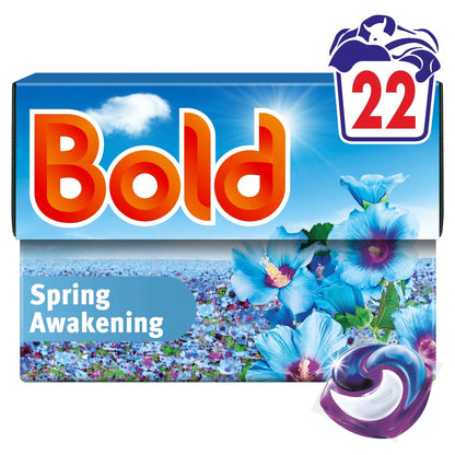 Bold Washing Liquid Pods Spring Awakening 22 Washes 433.4g