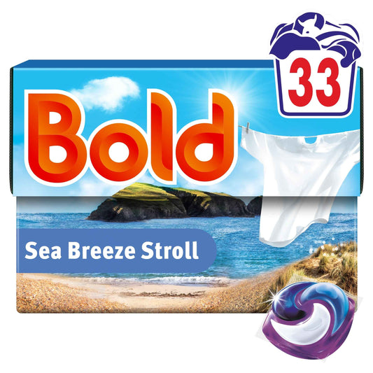 Bold Washing Pods Seabreeze Stroll 33 Washes 650.1g