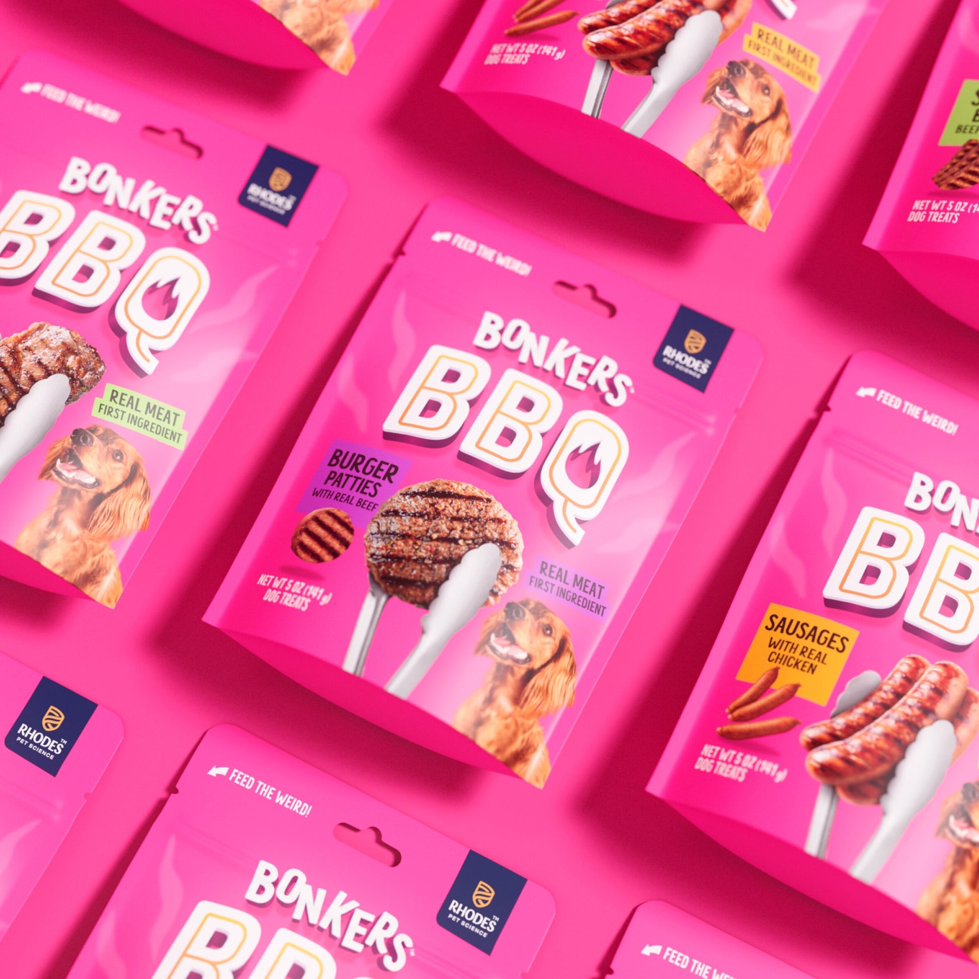 Bonkers Dog Treats Dry BBQ Burger Patties 85 G — image 3