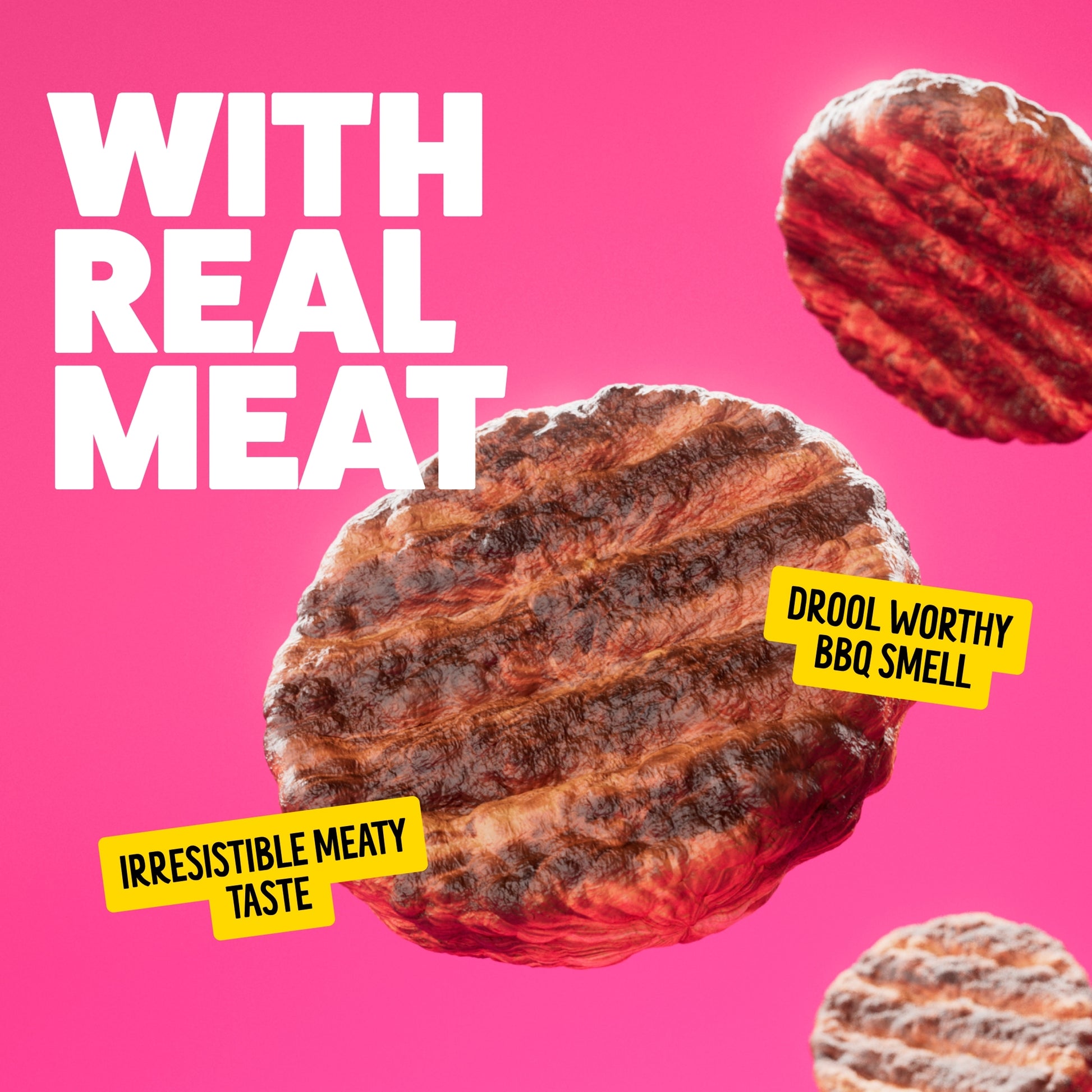 Bonkers Dog Treats Dry BBQ Burger Patties 85 G — image 4