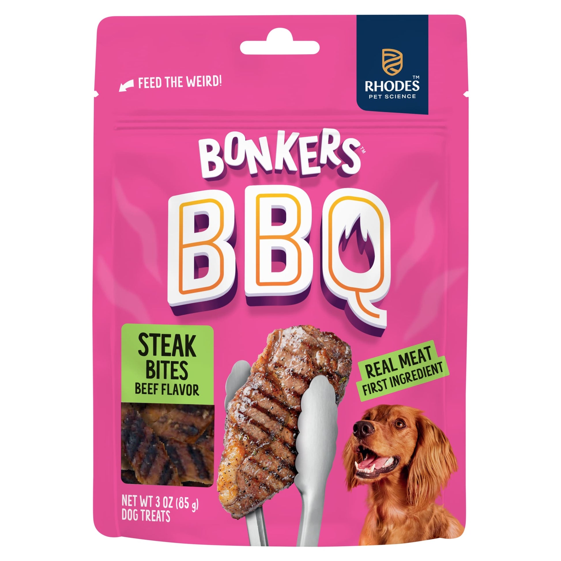 Bonkers Dog Treats Dry BBQ Steak Cuts 85 G — image 1