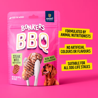 Bonkers Dog Treats Dry BBQ Steak Cuts 85 G — image 5
