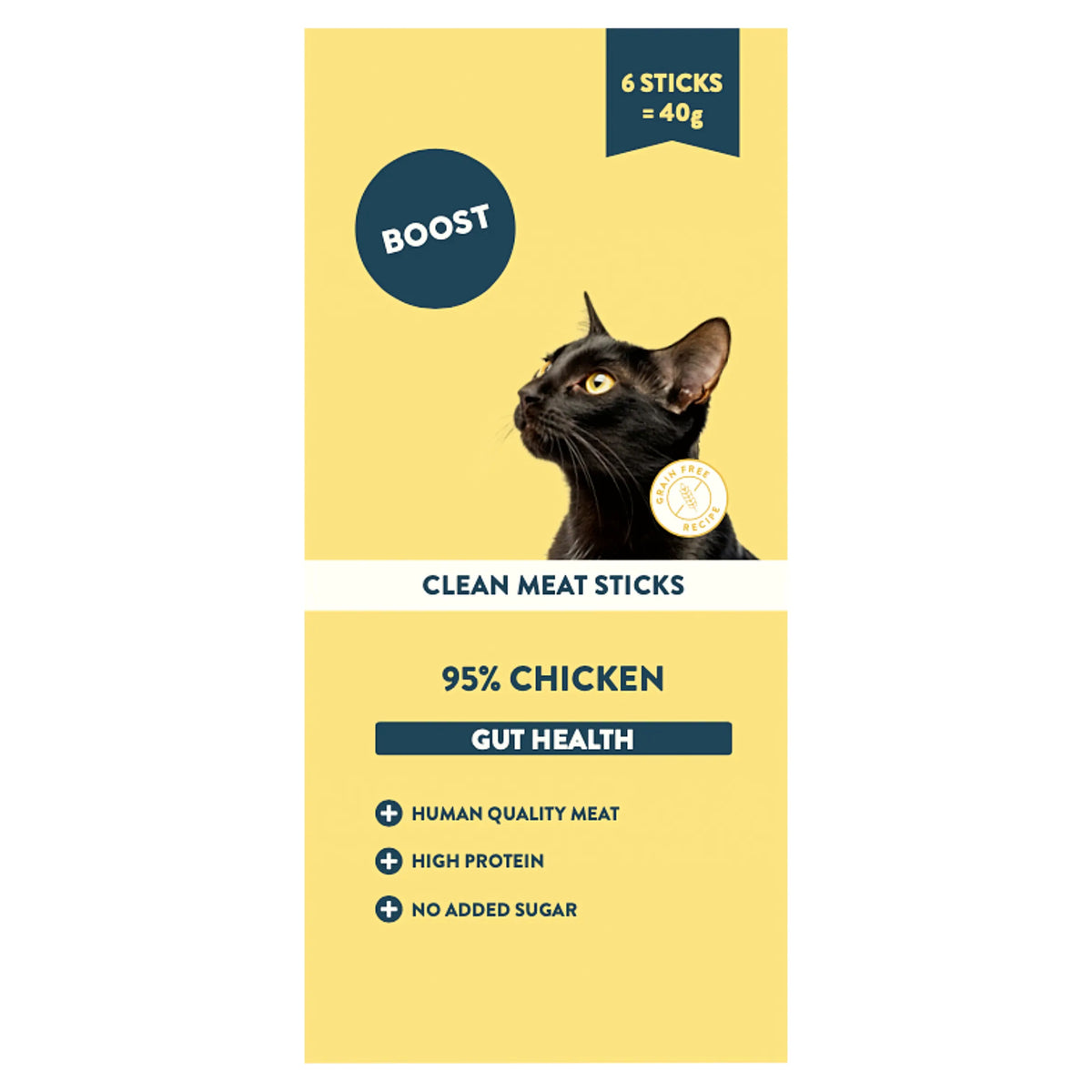 BOOST Meat Stick Cat Treats with 95% Chicken 6x6.6g — image 1
