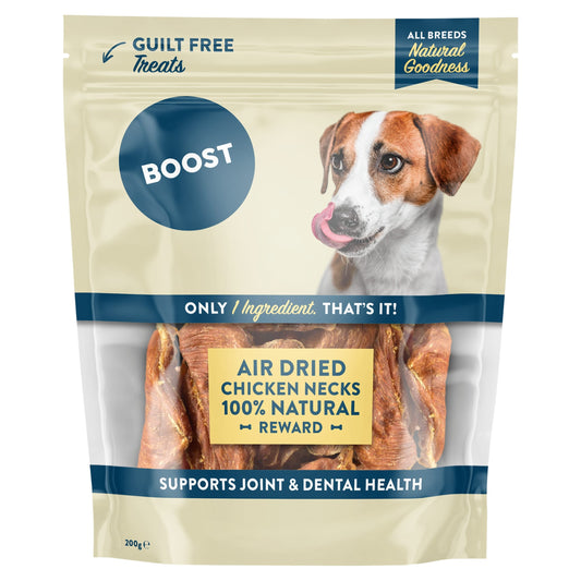 Boost Natural Treats Chicken Necks for Dogs 200g — image 1