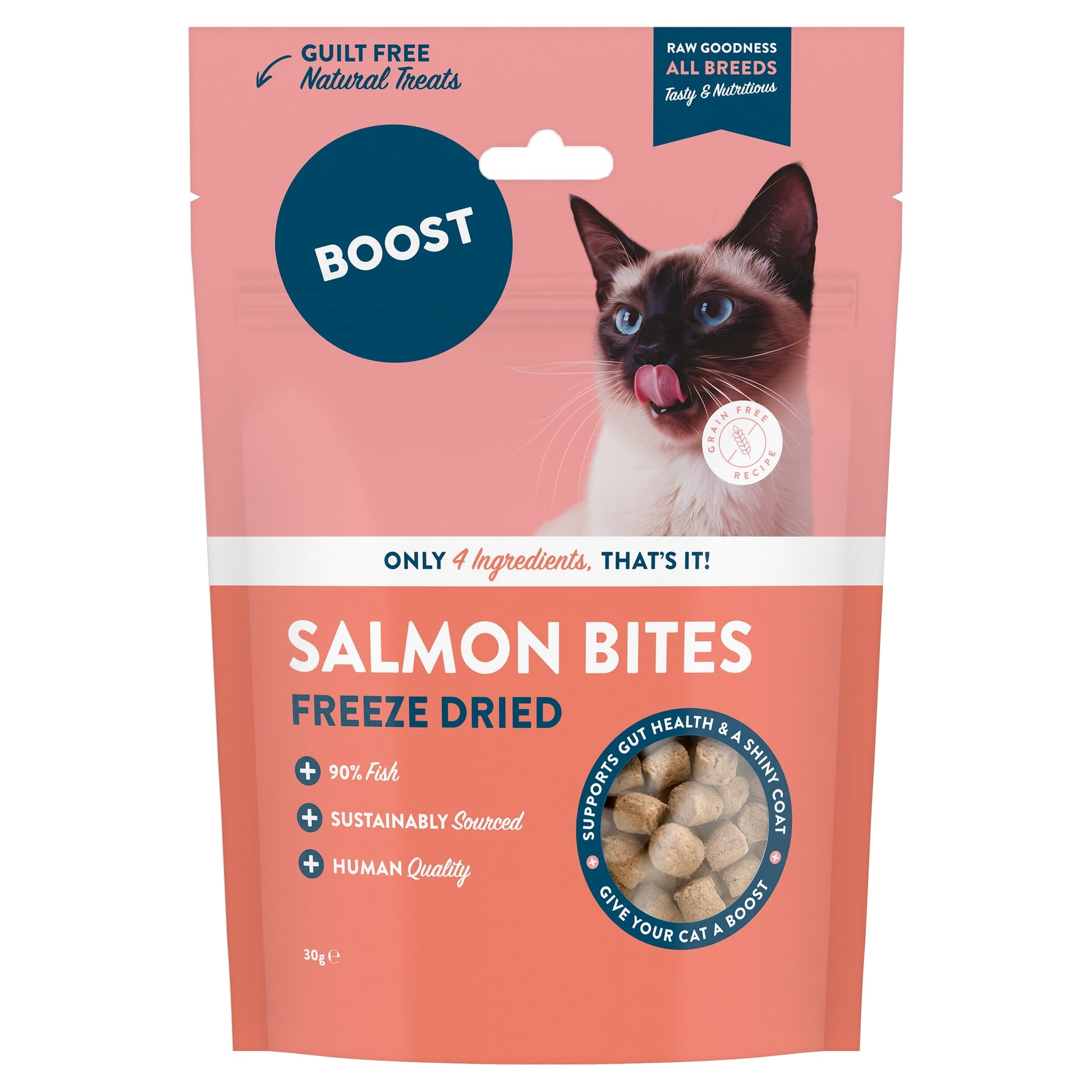 Boost Natural Treats Salmon For Cats 30g — image 1