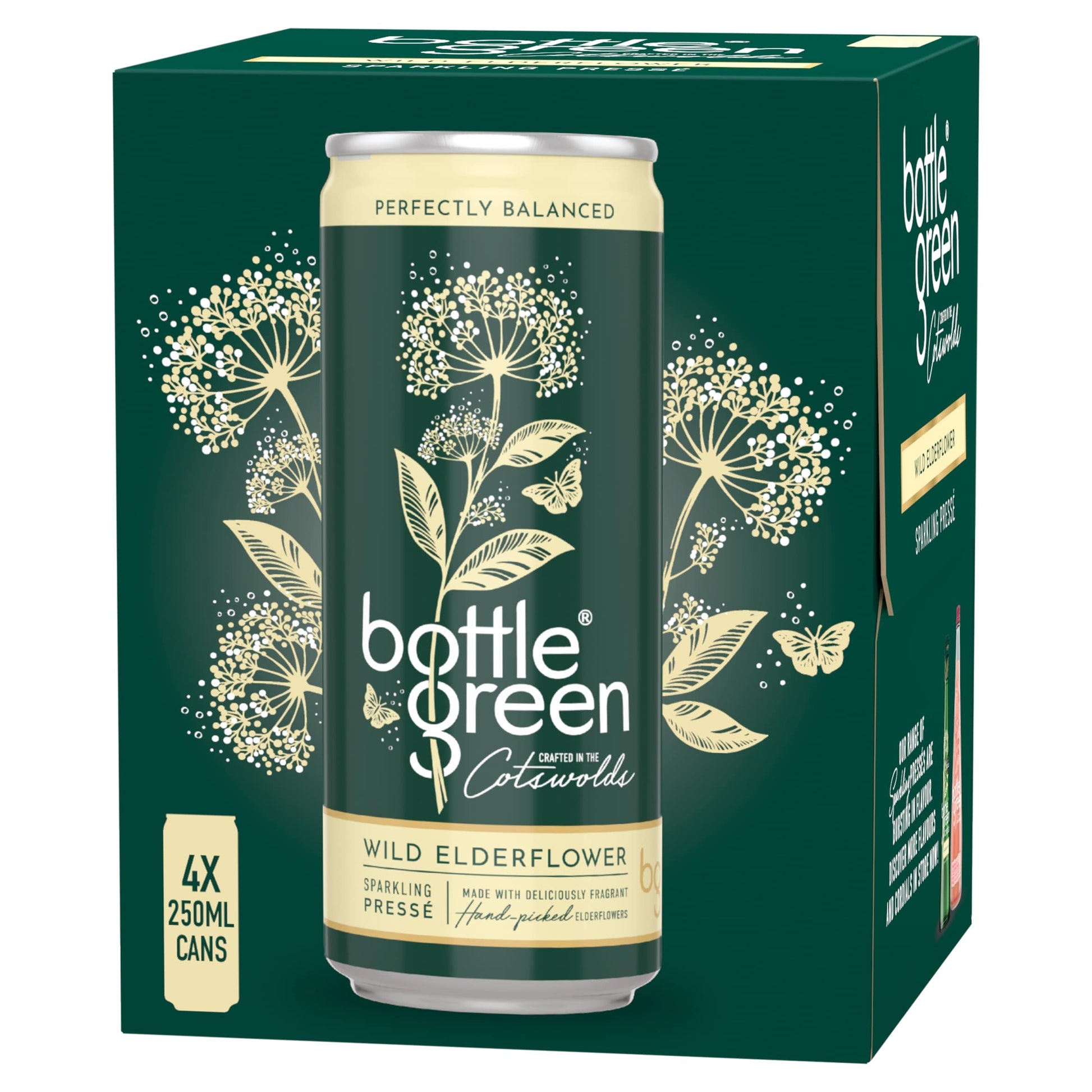 bottlegreen Wild Elderflower Sparkling Presse 4x250ml — image 1