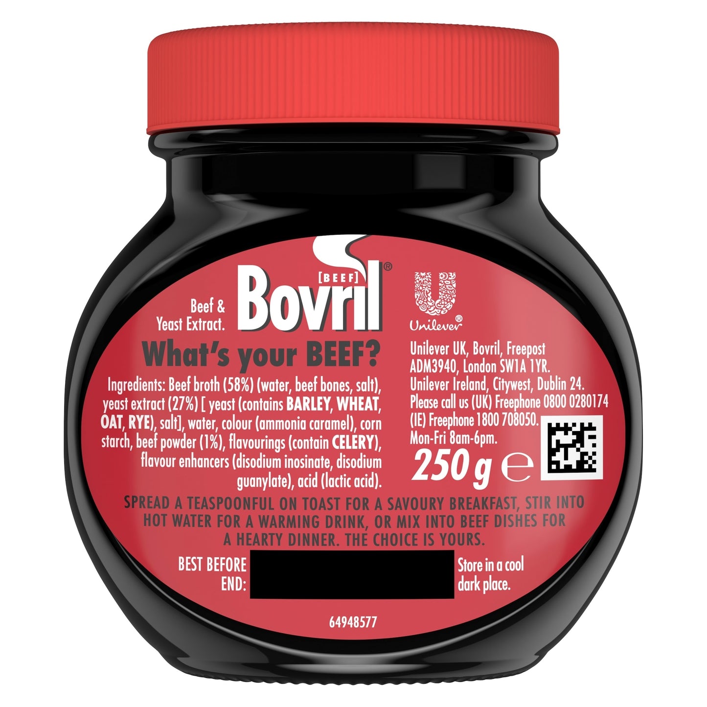 Bovril Beef Extract 250G — image 2