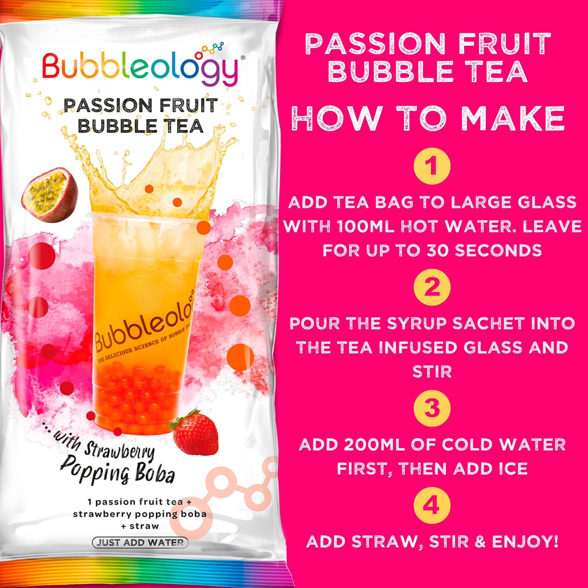 Bubbleology Passion Fruit Bubble Tea 102.5G — image 3