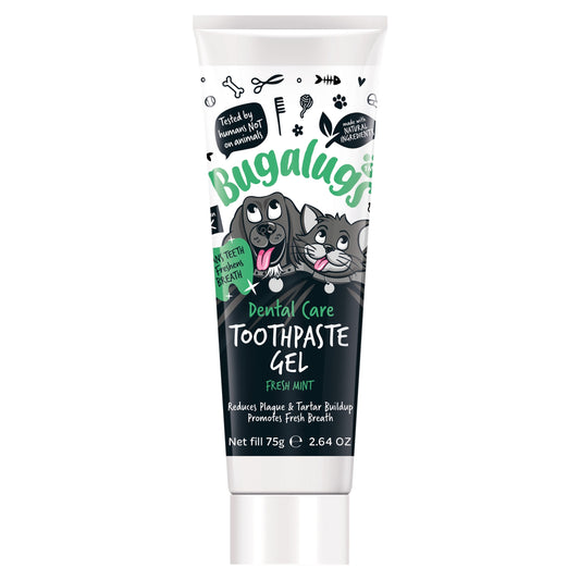 Bugalugs Dental Care Tooth Paste Gel Fresh Mint Dog & Cat 75g — image 1