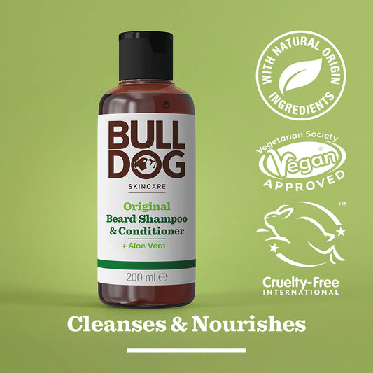 Bulldog Skincare Original Beard Shampoo & Conditioner 200ml — image 2