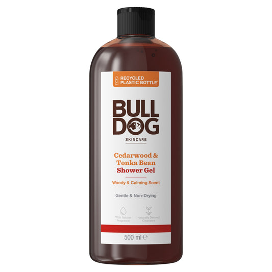 Bulldog Skincare Tonka Bean & Cedarwood Men's Shower Gel 500ml — image 1