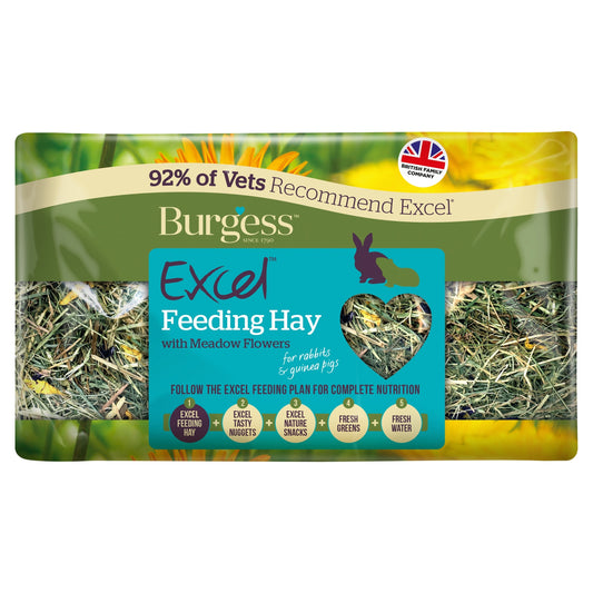 Burgess Excel Feeding Hay With Meadow Flowers 500G — image 1
