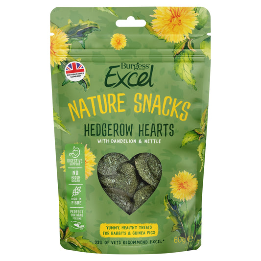 Burgess Excel Hedgerow Hearts Treats 60g — image 1
