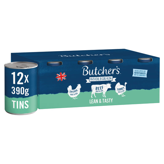 Butcher's Lean & Tasty Low Fat Dog Food 12X390g — image 1