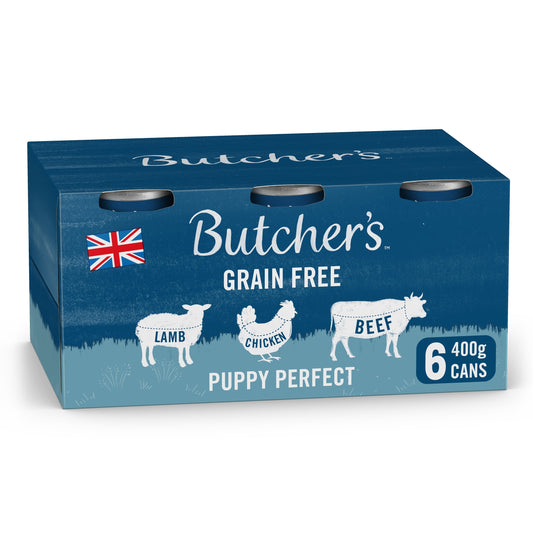 Butcher's Puppy Perfect Puppy Food Tins 6X400g — image 1
