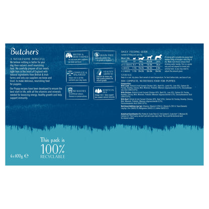 Butcher's Puppy Perfect Puppy Food Tins 6X400g — image 2