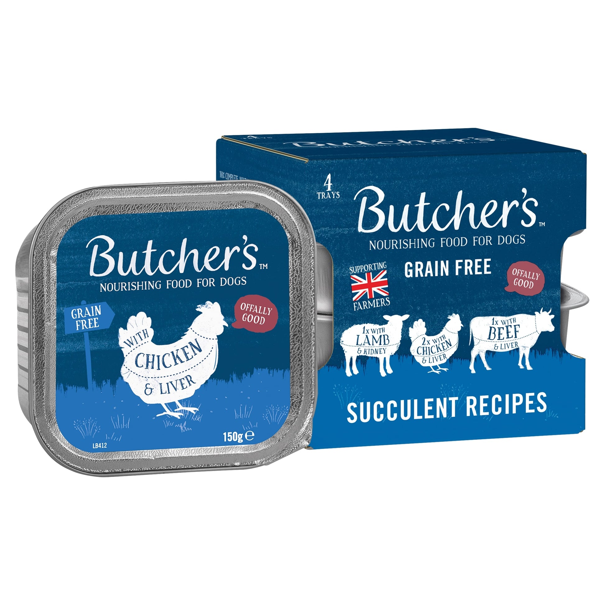 Butcher's Succulent Recipe Trays 4 X 150G — image 2
