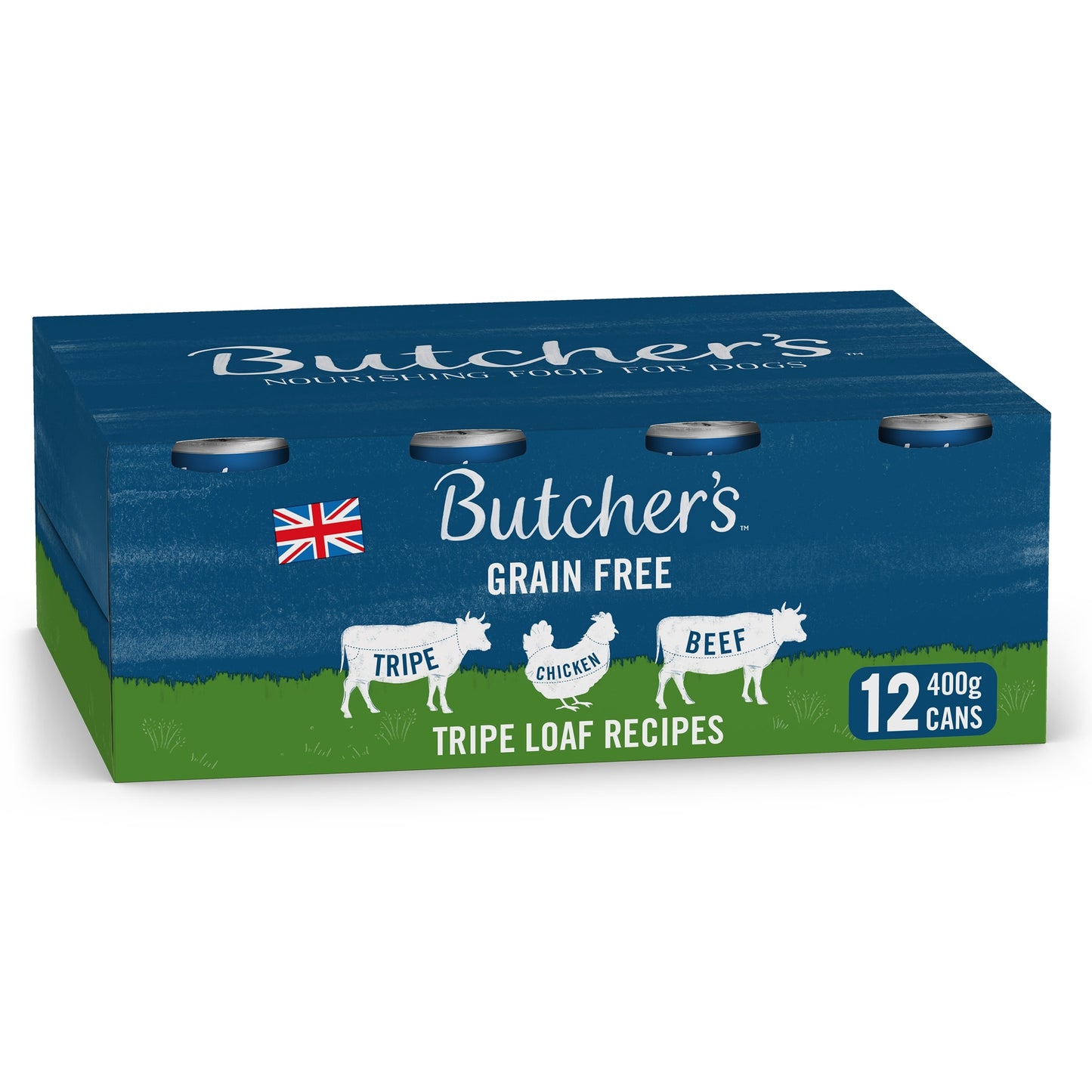 Butcher's Tripe Loaf Dog Food Tins 12X400g — image 1
