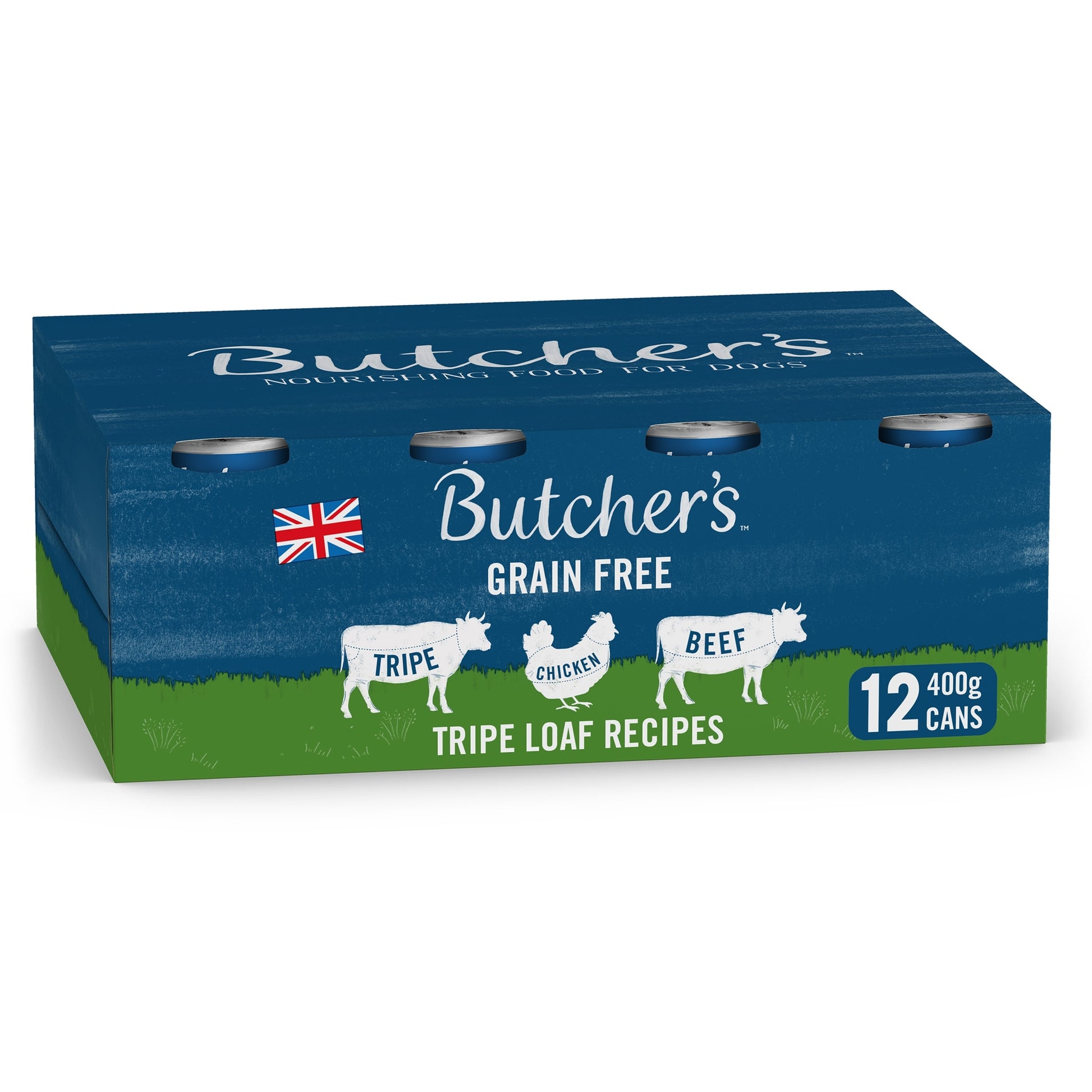 Butcher's Tripe Loaf Dog Food Tins 12X400g — image 1