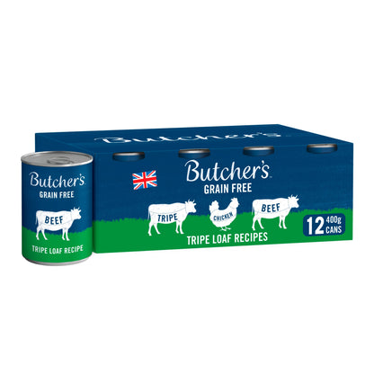 Butcher's Tripe Loaf Dog Food Tins 12X400g — image 3