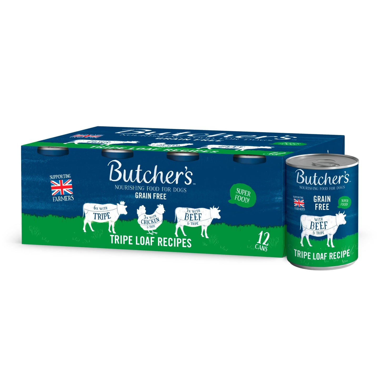 Butcher's Tripe Loaf Dog Food Tins 12X400g — image 5