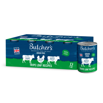 Butcher's Tripe Loaf Dog Food Tins 12X400g — image 5
